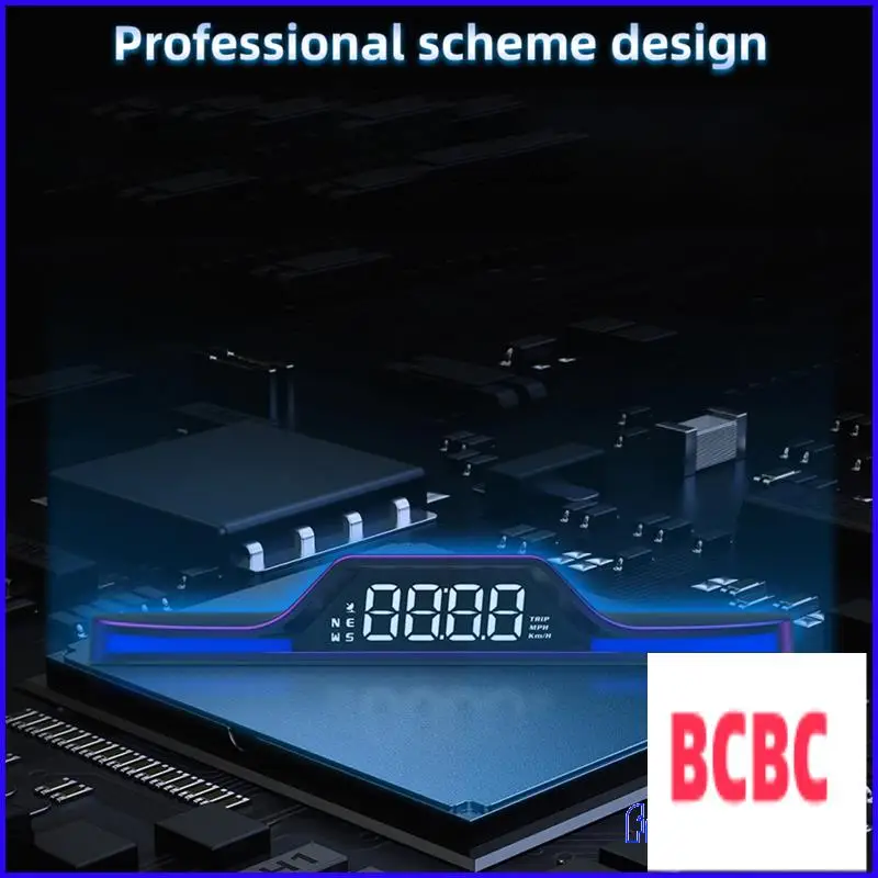 BB-G15 HUD شاشة عرض علوية GPS إنذار السرعة سرعة القيادة عرض السيارة أجزاء عالمية الملحقات