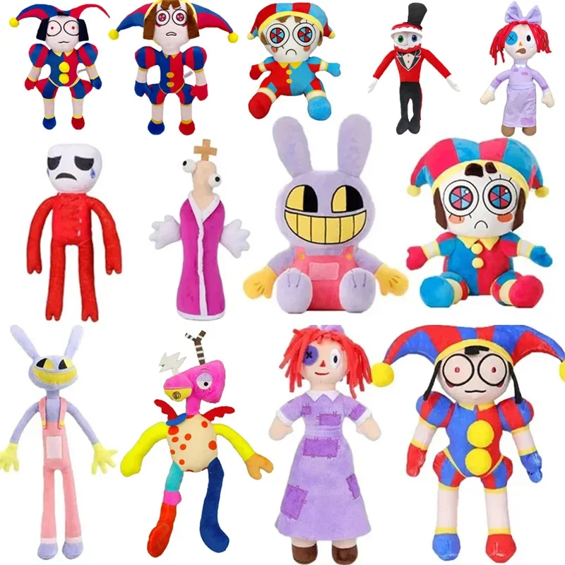 

Anime The Amazing Digital Circus Pomni Jax Plush Doll Toy Clown Rabbit Plushie Figure Theater Joker Stuffed Animal Kids Fan Gift