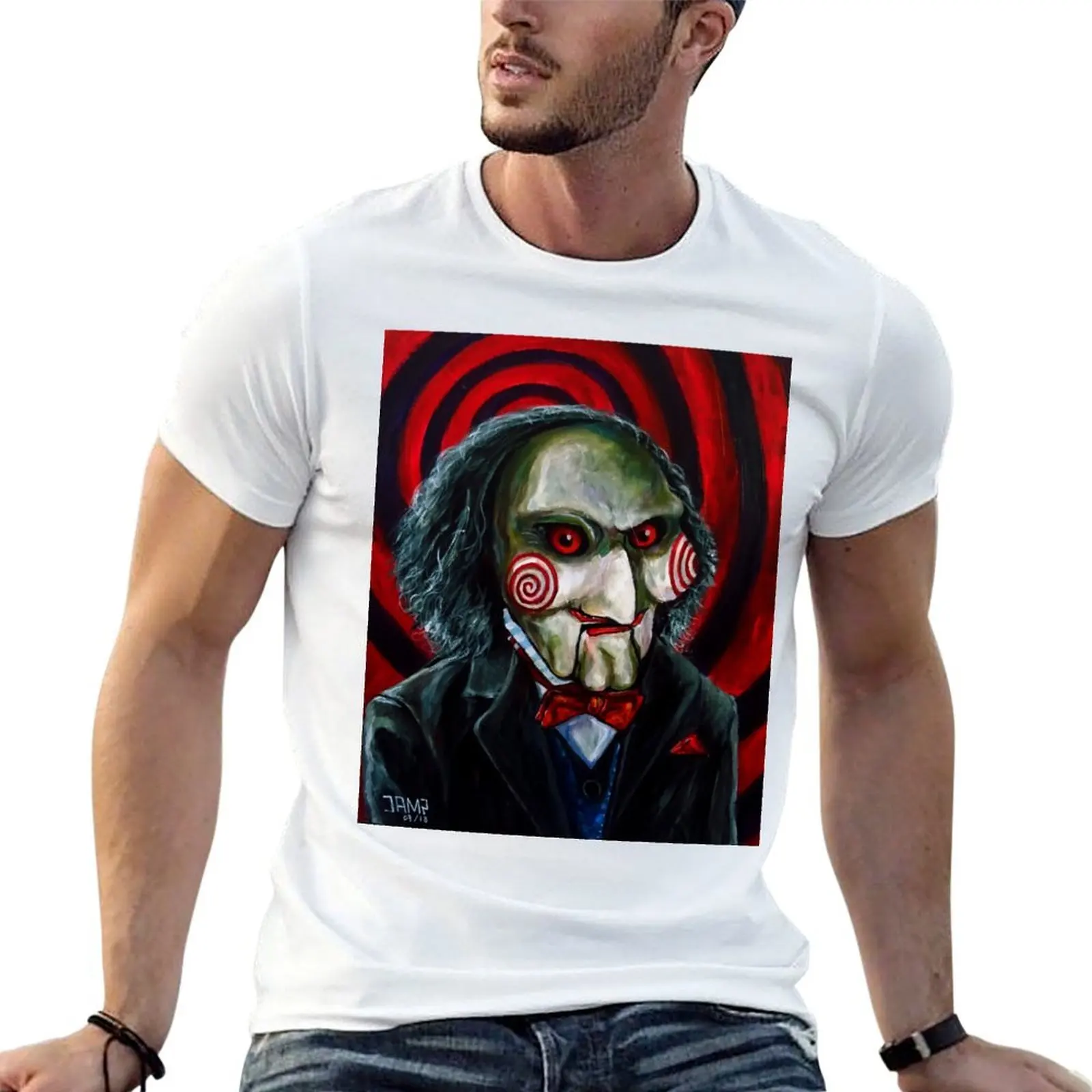 

Billy the puppet (Saw) T-Shirt anime t shirts for man man t shirts high quality luxury brand T-Shirt