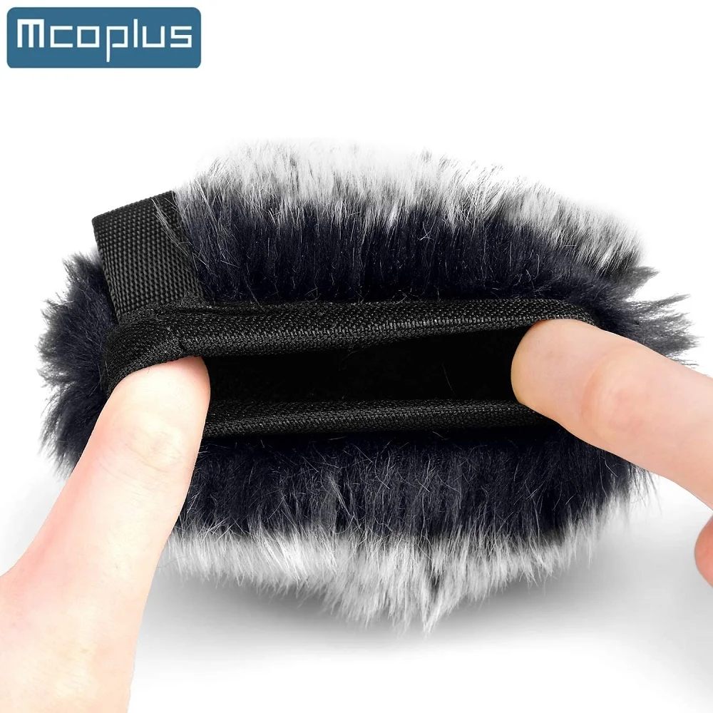 Mcoplus HN-13 Outdoor Wind Cover Shield Furry Windscreen Windshield Muff for ZOOM H1 Voice Recording Pen Microphones Accessories