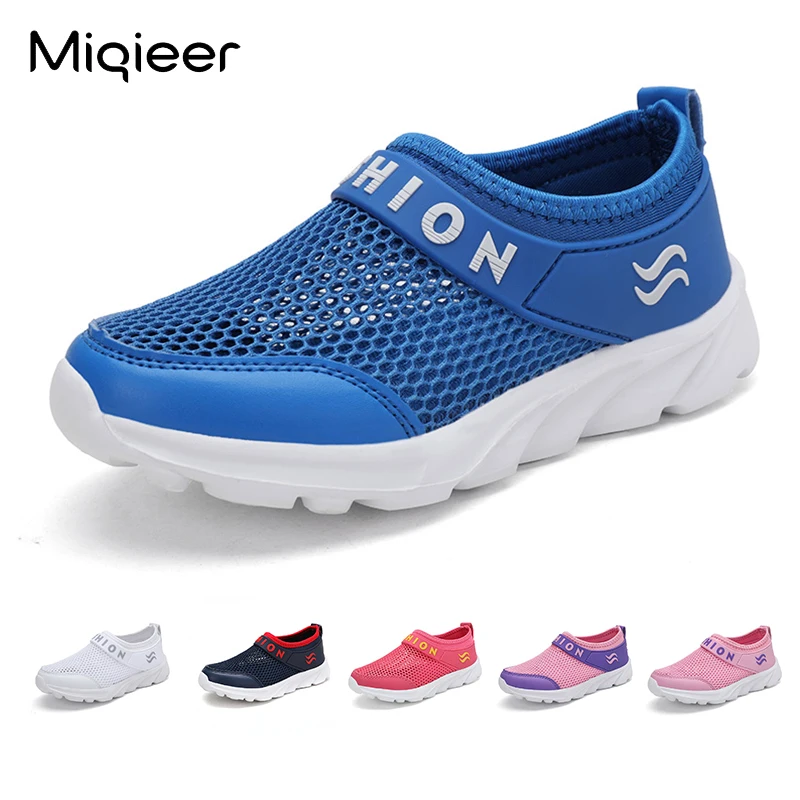 

Mesh Running Sneakers for Boys Girls Breathable Kids Sports Shoes Light Soft Child Leisure Tenis Infantil Basketball Footwear