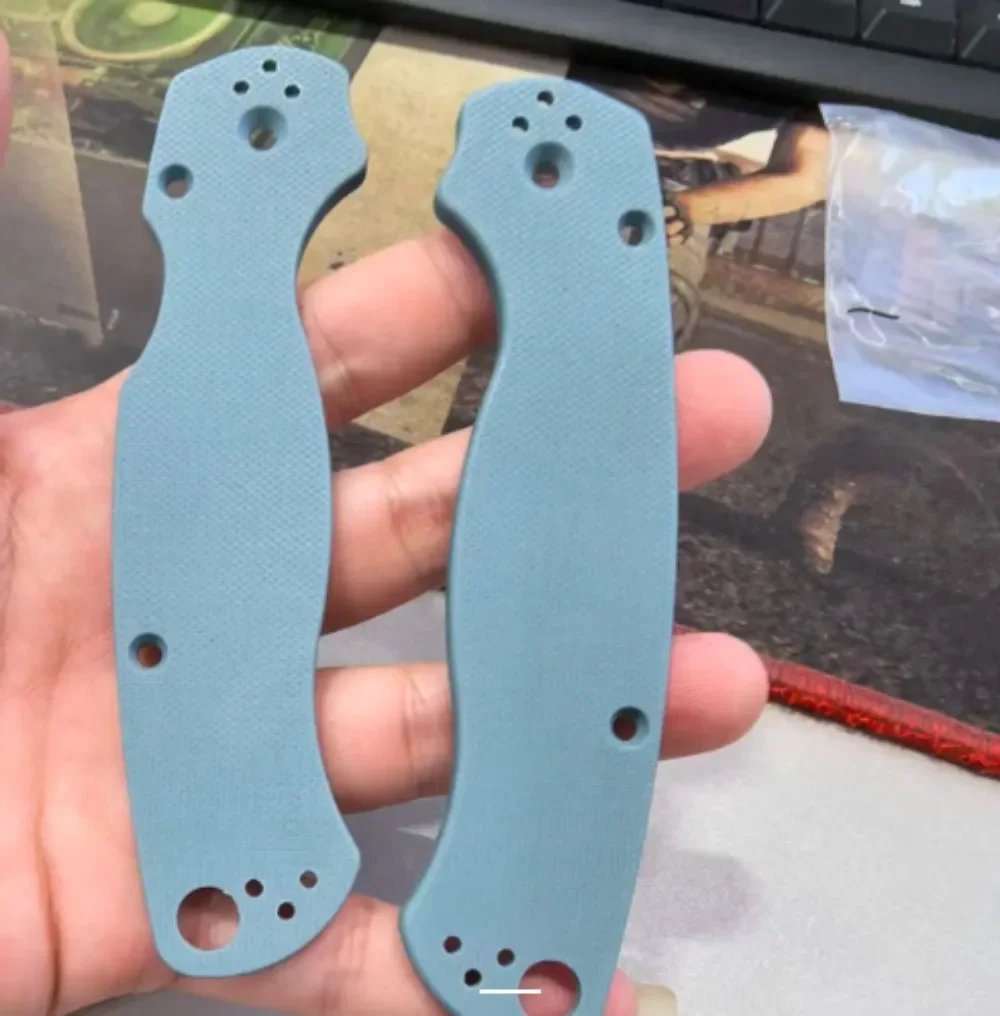 1 Pair G10 Handle Scales for C81 Folding Knives - Lightweight Replacement Parts, CNC Machined DIY Replacement Kit with Screws