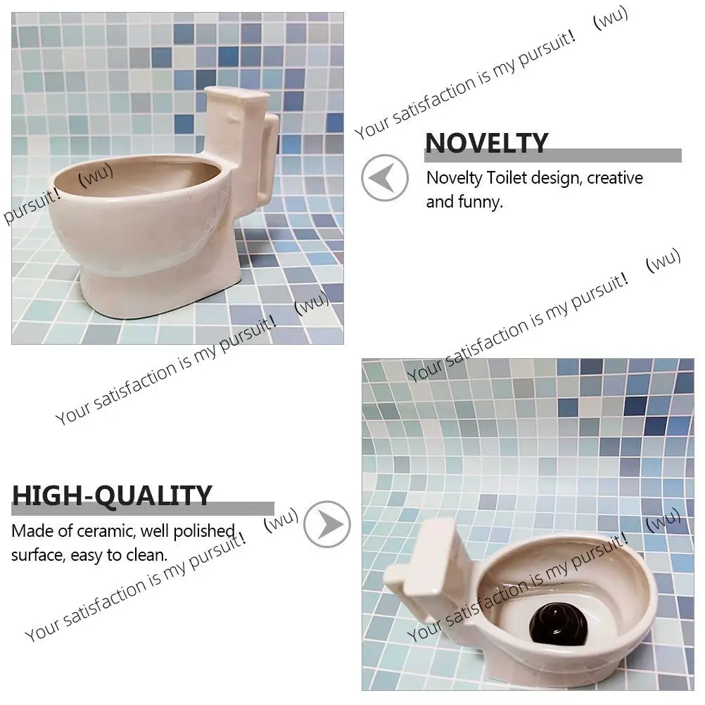 Ceramic Toilet Mug Novelty Drink Container Creative Beer Glass Water Bottle Coffee Cup Mugs Tea Shaped Home Office Use Dining