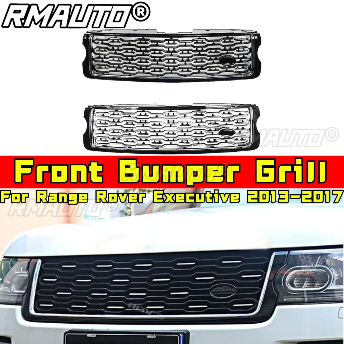 

Для Range Rover Executive 2013-2017 комплект кузова для подбородка, автомобильная решетка, передний бампер, гриль, гоночные решетки, передняя решетка, автомобильные аксессуары
