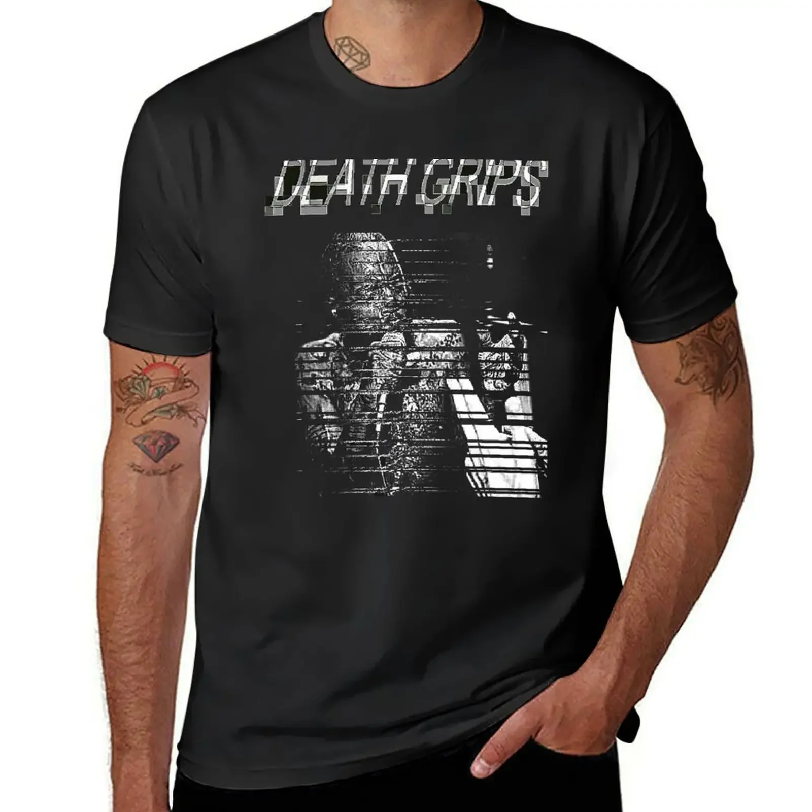 

DEATH GLITCH2 T-Shirt graphic shirts Luxury man basketball graphic tees men t shirts high quality