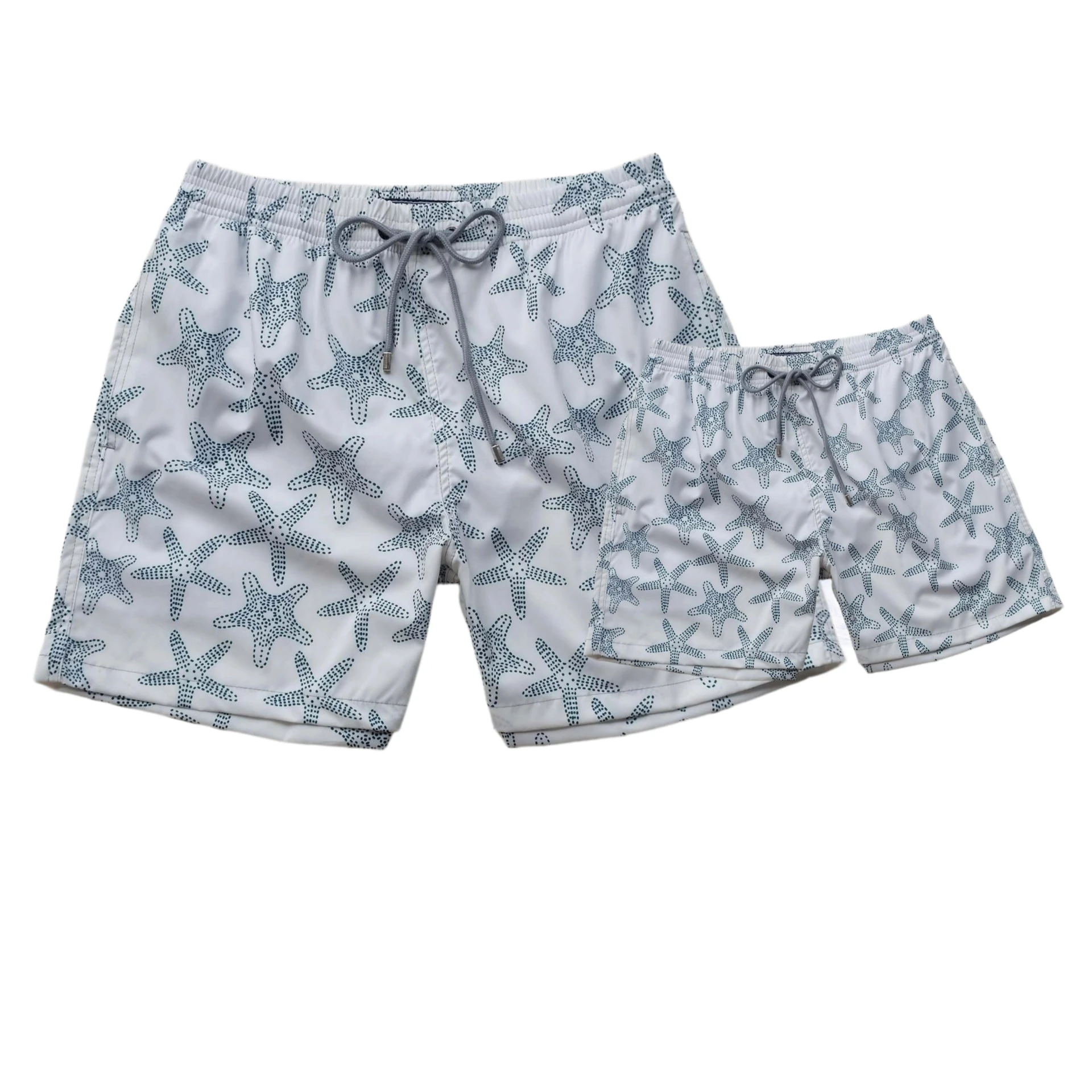 New Fashion Turtle Brand Children's Pants Parent-Child Swim Trunks Beach Pants Four-Sided Elastic Waterproof Quick-Drying Shorts