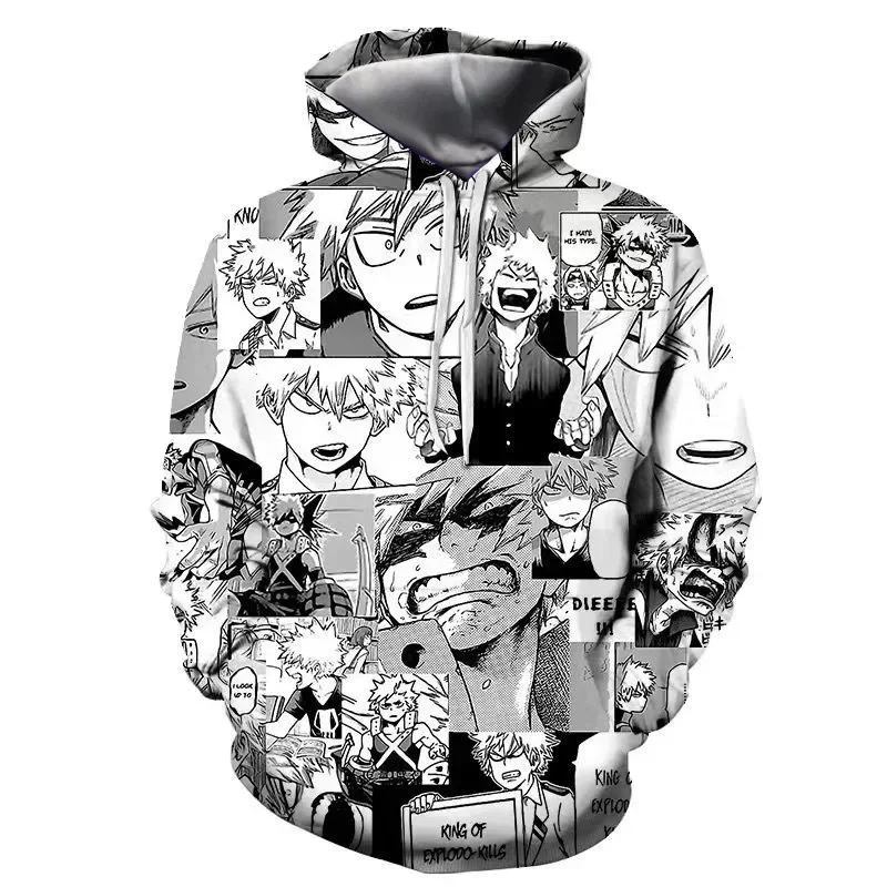 Meu herói academia série anime cosplay hoodie impressão 3d solto hip hop moda casual confortável hoodie outono e inverno novo