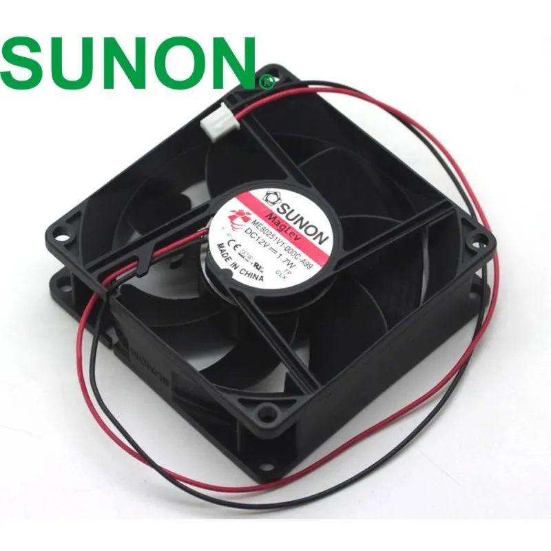

1pcs ME80251V1-000C-A99 12V 1.7W 8025 80mm 80*80*25mm silent cooling fan for SUNON