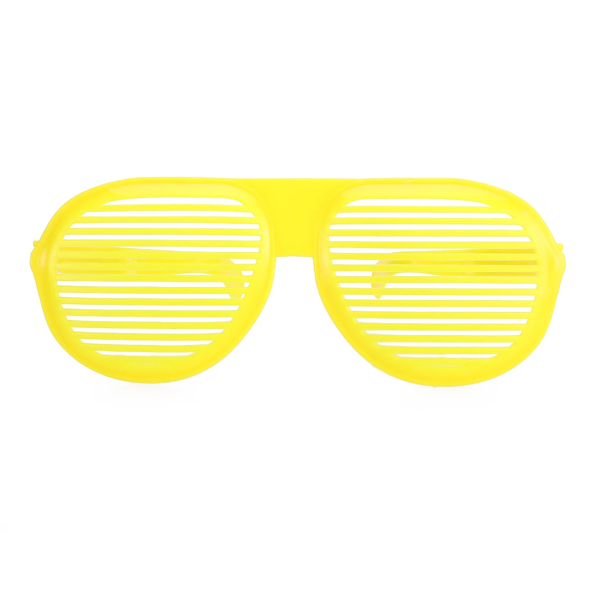 

Fun Oversized Shutter Design Fashion Shades For Party Club Performance Yellow Humor Glasses Large Frame Costume Accessory Event