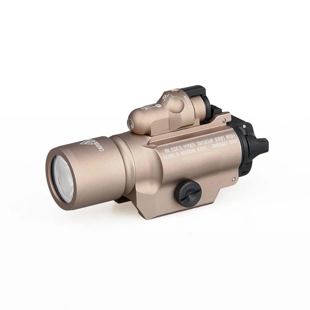 

Hunting airsoft accessories PPT High Quality Tactical Light X400 Handgun Flashlight With Red Laser Sight gs15-0036