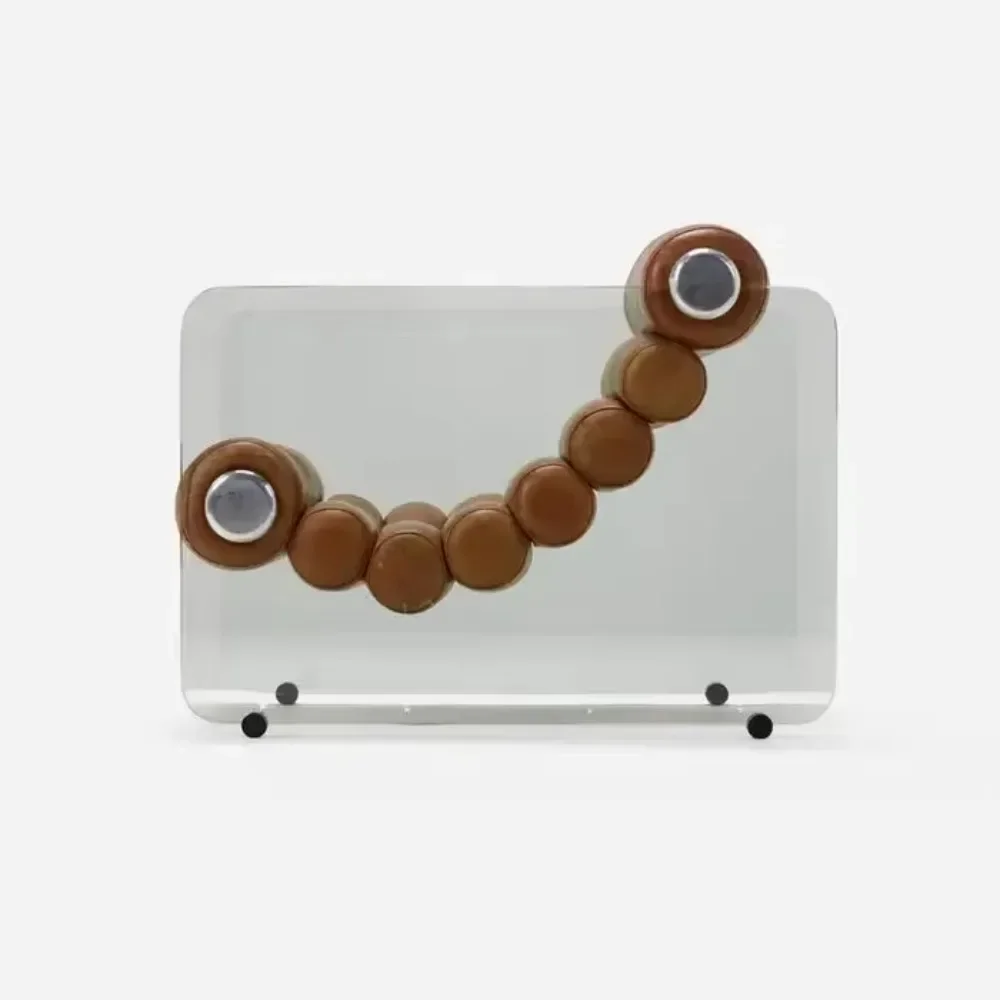 

exquisite craftsmanship Designer furniture Leather lounge Leisure living room furniture Transparent acrylic sofa chair