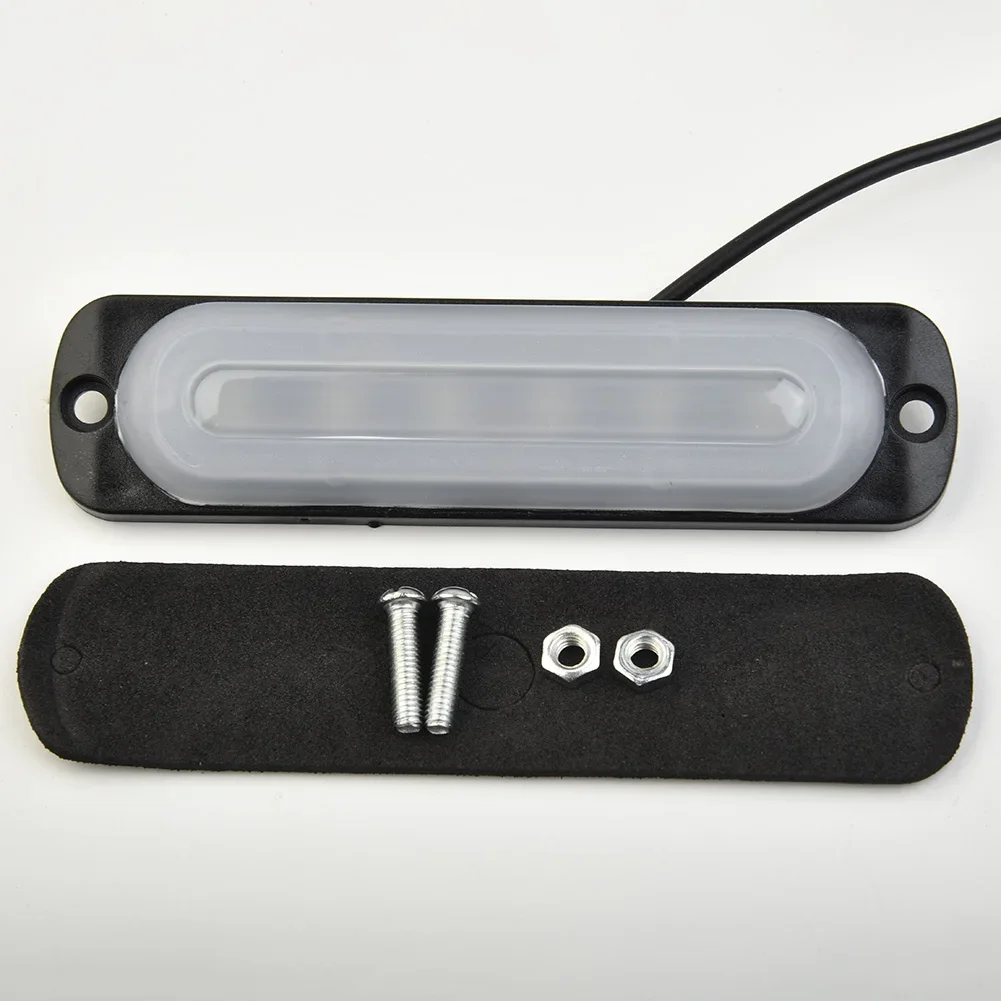 차량용 LED 전구 방향 지시등, 트럭 안개등 램프, 오프로드 안전 긴급 신호, 매우 밝은 흰색, 12V, 24W, 6 LED