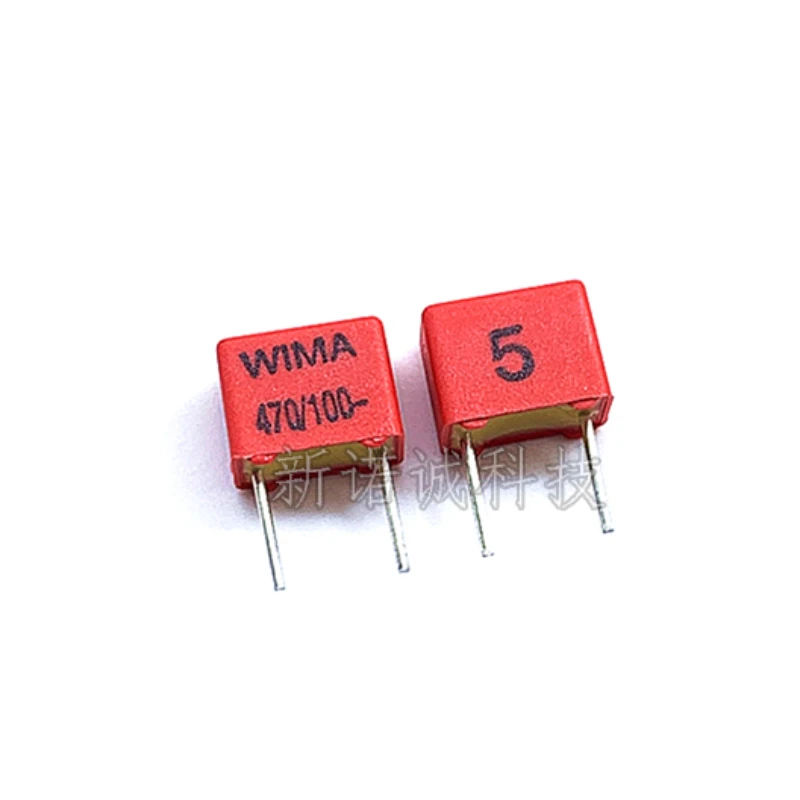 10pcs/100pcs Germany WIMA Film Capacitor 471 100V 0.00047UF 100V 470PF 471J 5% FKP2 Pitch 5mm