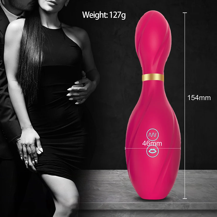 مص الهزاز 2 في 1 مدلك للنساء G بقعة الحلمة المهبل الحلمة مصاصة محفز البظر منتجات للبالغين الجنس لعب 18 + #6