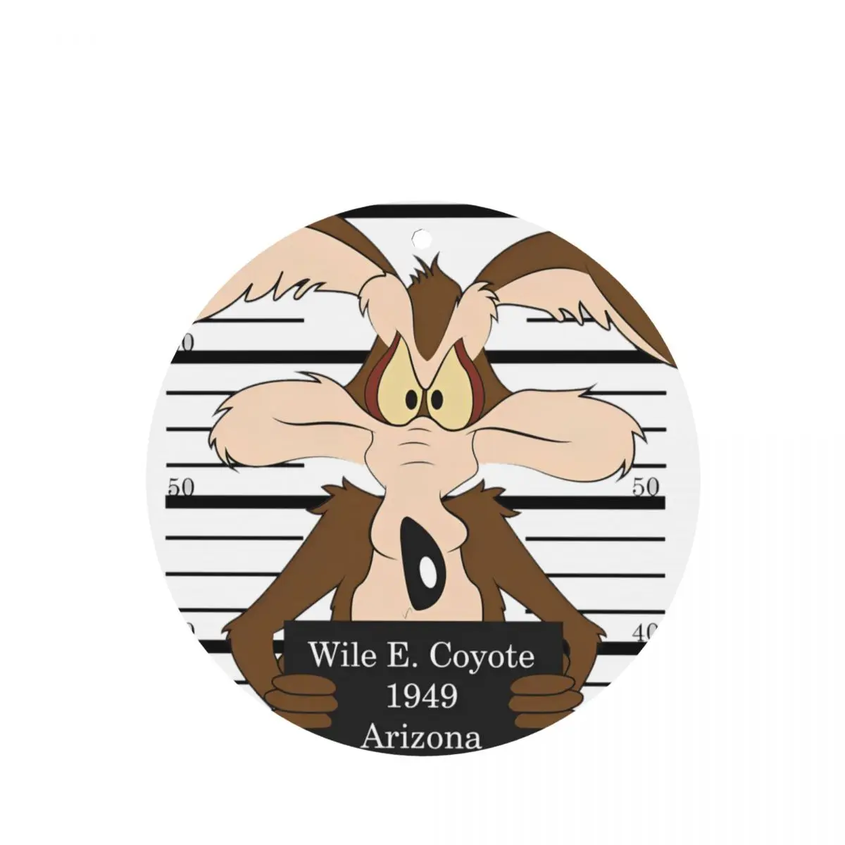 2Pcs Cartoon Wile E Coyote Air Freshener Fragrance Car Aromatherapy Cards for Car Suv