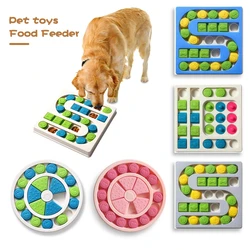 Dog Puzzle Toys Slow Feeder Interactive Puppy Increase IQ Training Game Food Dispenser Slowly Eating NonSlip Bowl Pet Dogs Toy
