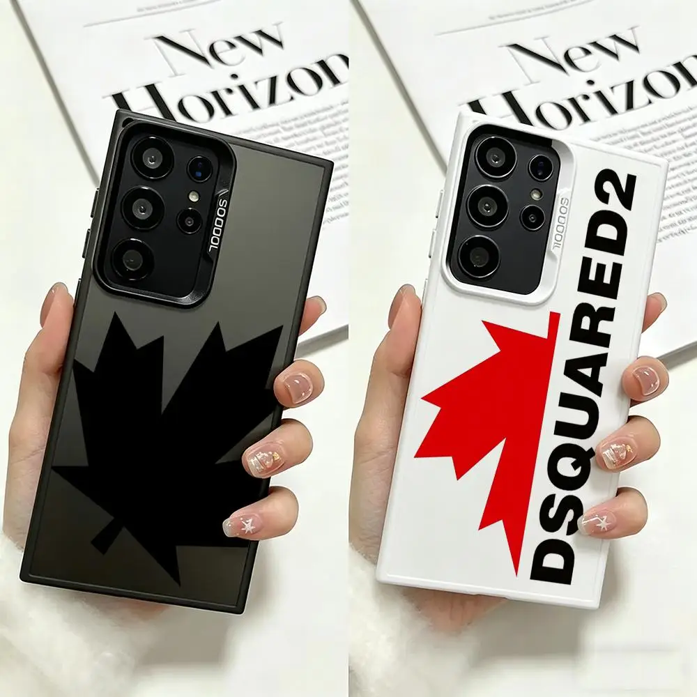 Fashion Band D-D-DsQuared2 Phone Case Laser Matte Case for Samsung S25 S24 S23 S22 S21 Ultra Plus Shockproof Hard Back Cover