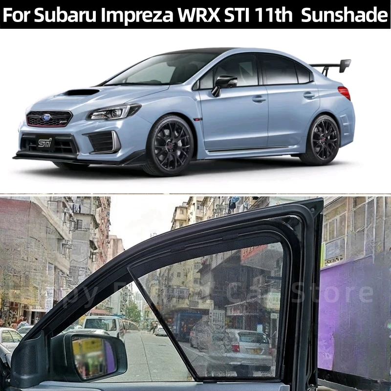 

Suitable for SUBARU IMPREZA WRX 2014-2021 car window sunshade,front and side door sun baffle,mesh curtain