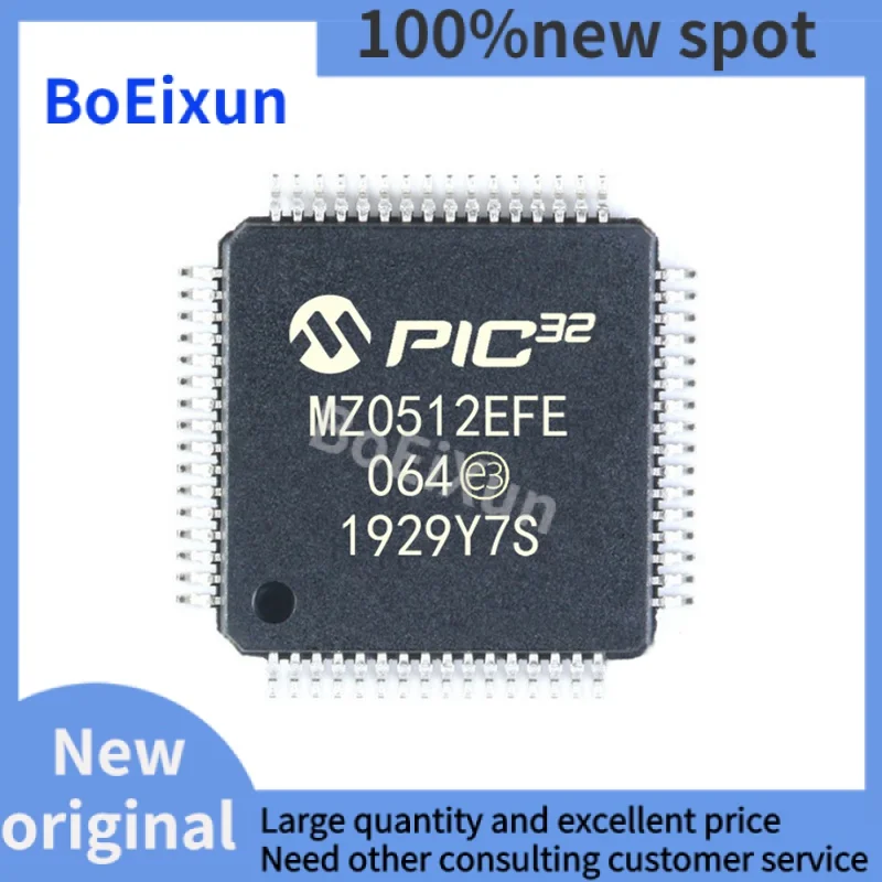 

1-100PCS PIC32MZ0512EFE064-I/PT QFP-64 Package QFP Microcontroller MCU-MCU Chip IC PIC32MZ0512EFE064 Brand New Original