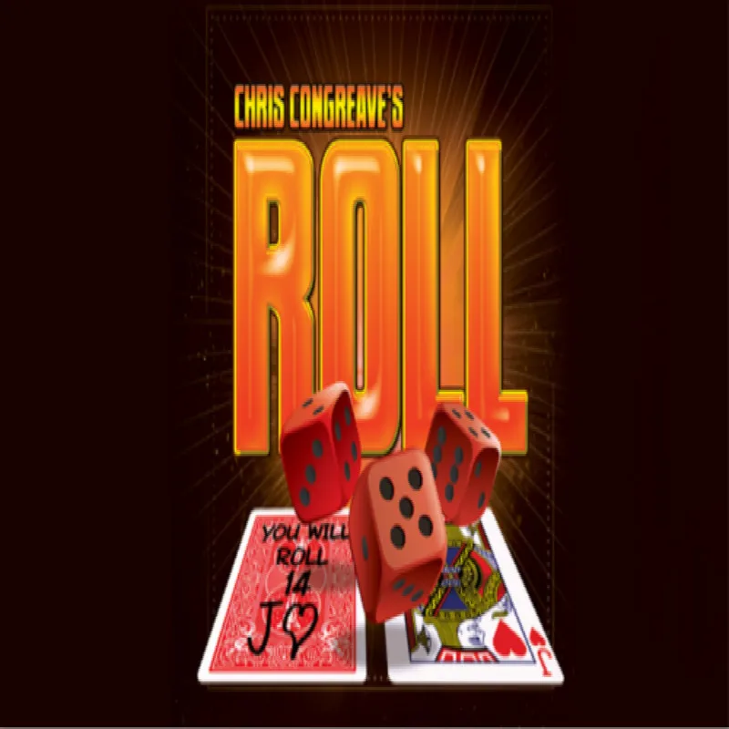 Roll (Gimmicks and Online Instructions) by Chris Congreave Mentalism Magic Tricks Close up Magic Props Card Magia Illusions Fun