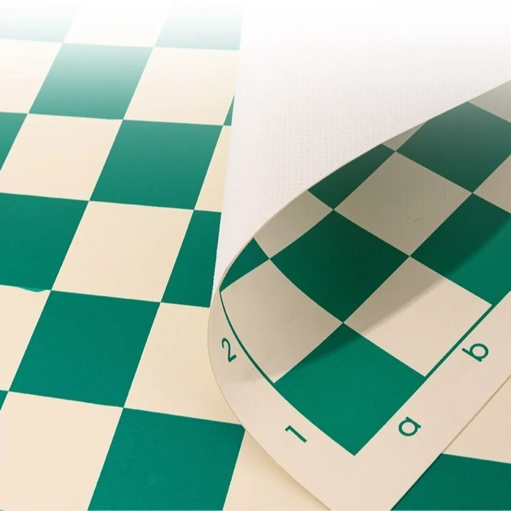 

36/42/51cm Chessboard Medieval Chess Set Folding Board Resin Tournament Chess Board Games Non Slip Mat Rollable