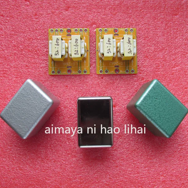 32Ω-600Ω-パーマロイ製オーディオ信号昇圧トランスフォーマー（携帯電話、mp3用）