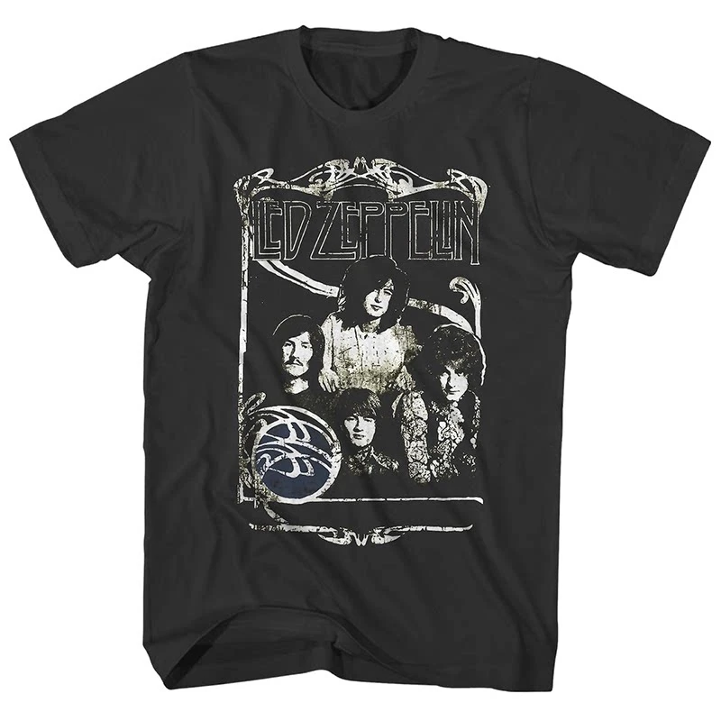 Camisetas Retro Estilo Americano de Led Zeppelin, Banda de Rock Punk, Estilo Europeo-Americano 2026, para Hombre y Mujer