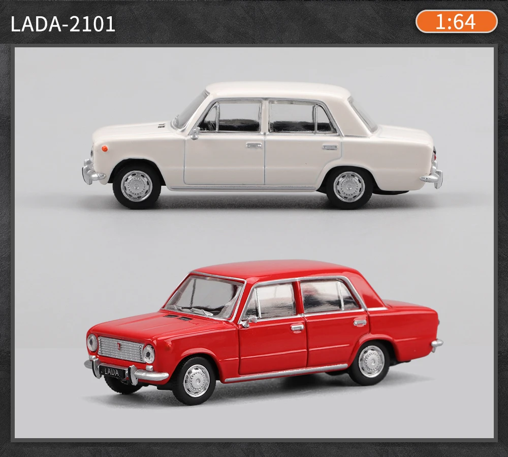 

NEW 1/64 Scale Lada 2101 Cars USSR Toys Diecast Model for collection gift