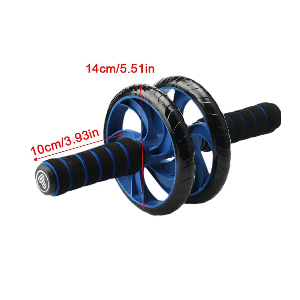 Ab Rolller Wheel l Abdominal Exercise Roller and Knee Mat No Noise With Non-slip Soft Foam Handles Women Men Muscle Trainer Tool image 6