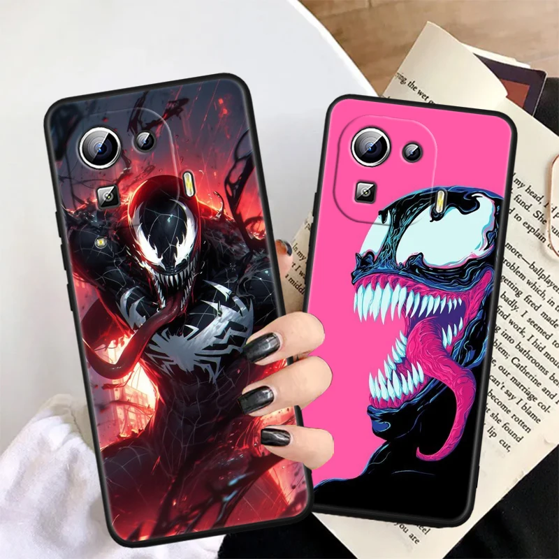 Venom Marvel Cool Mysterious For Xiaomi Mi 14 13T 13 12T 12 11T 11i 11 10T 10 Pro Lite Ultra 5G Black Cover Phone Case