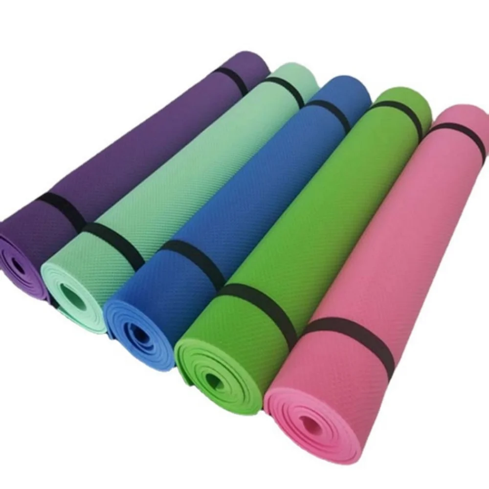 1 Pc 3MM 5MM 6MM Anti-skid Sports Fitness Mat Thick EVA Comfort Foam yoga matt for Exercise Yoga and Pilates Gymnastics