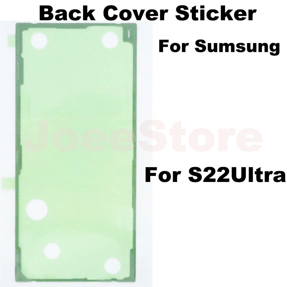 10pcs Back Battery Cover Door Sticker Adhesive For Samsung Galaxy S22 S21 S20 S10 S9 S8 Plus Ultra FE Back Waterproof Tape Glue