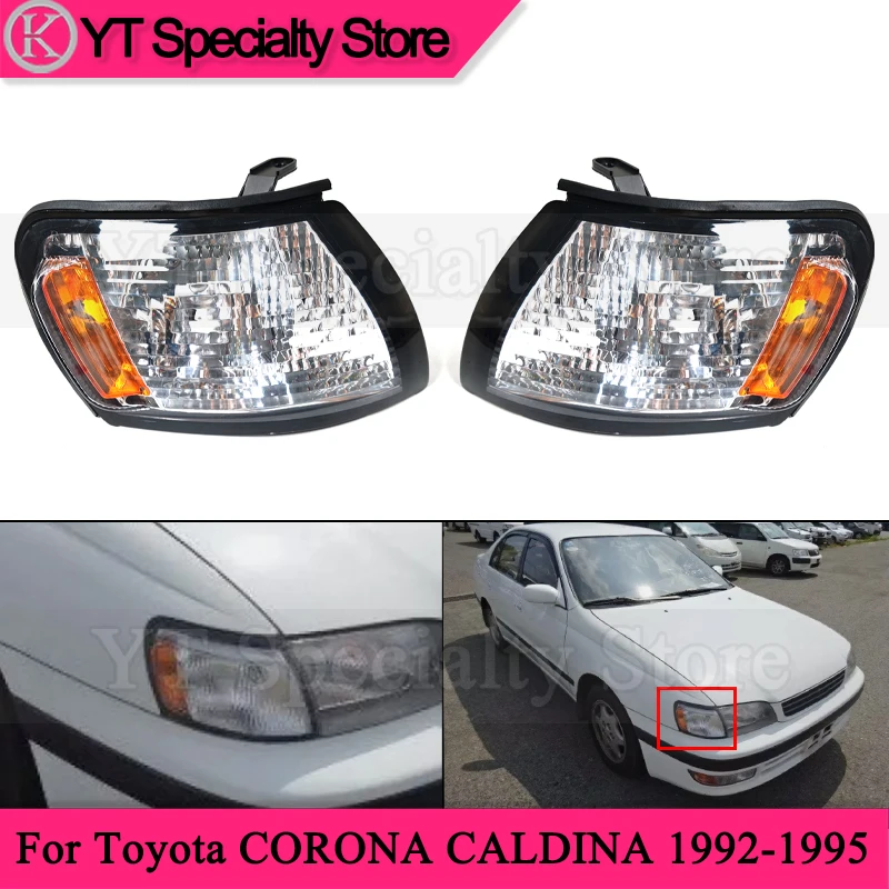

Corner Light Front Turn Signal Lamp For Toyota CORONA CALDINA AT190 AT191 ST190 ST191 1992-1995 Marker Lamp Side Fender Lights