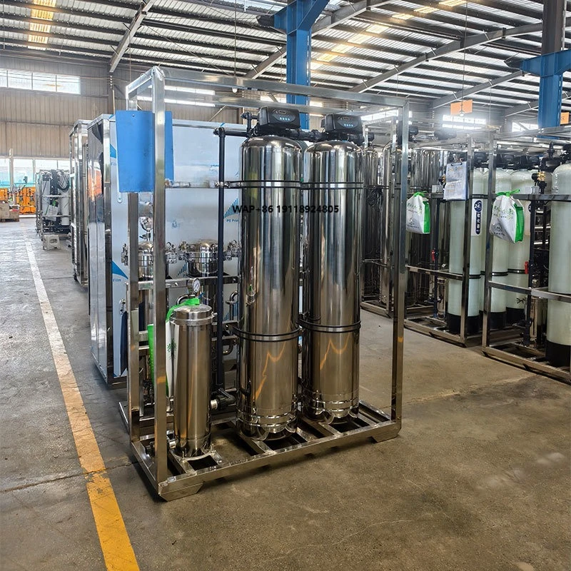 

4040 RO Drinking Pure Water Treatment Machine Stainless Steel Purification System 500L Reverse Osmosis Water Filter Motor