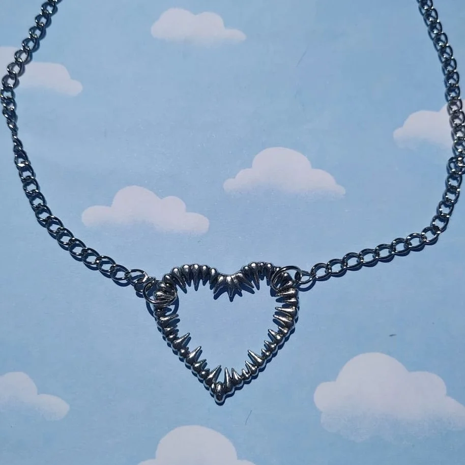 

Огромные женские и мужские шипы для влюбленных модное ожерелье в стиле хип-хоп