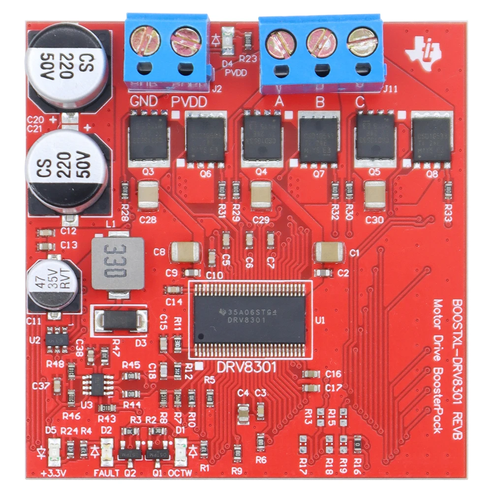 FOR TI BOOSTXL-DRV8301 NexFET MOSFET Motor Driver BoosterPack Module 10A 3-Phase BLDC 6-24V 14A Peak for C2000 LaunchPad Genuine
