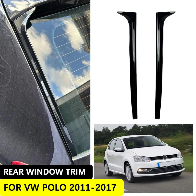 

Для VW Volkswagen Polo MK5 6R 6C 2011 2012 2013 2014 2015 2016 2017 заднее окно автомобиля боковое крыло спойлер на крышу накладка