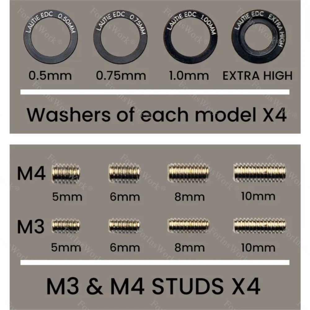 LAUTIE DIY Mod キットボタン用フィジェットスピナーアクセサリーこまおもちゃやガジェット
