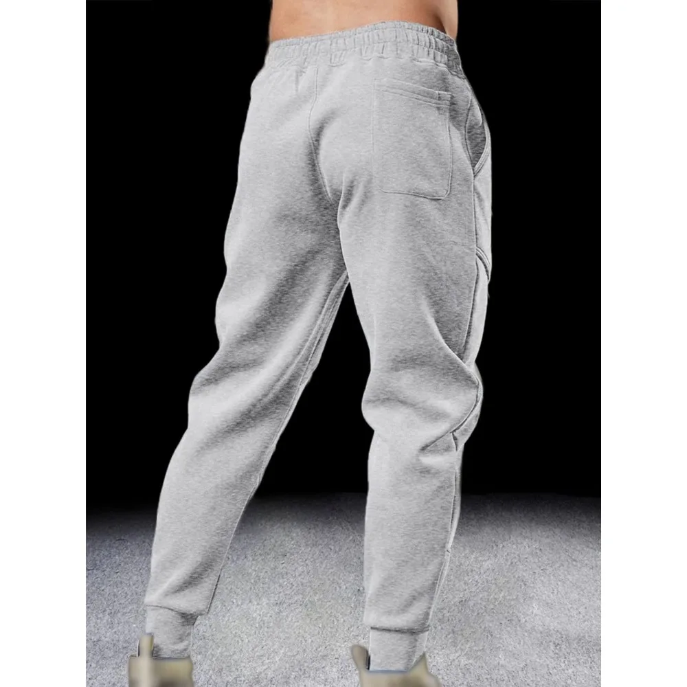 Comprehensive Training Pants Men's Sweatpants Autumn and Winter Invisible Open Crotch Outdoor Sex Fitness Pant Fashion Loose