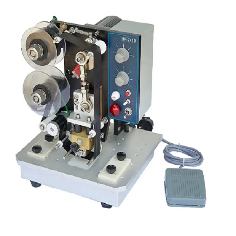 

HP-241B Factory Supply Electric Batch Number Expiry Date Stamping Printing Ribbon Date Coding Machine