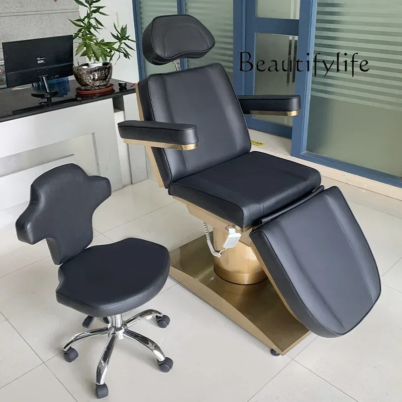 NEW  New Electric Beauty Bed Plastic Tattoo Embroidery Lift Bed Dental Beauty Salon Special Body Massage Folding Bed