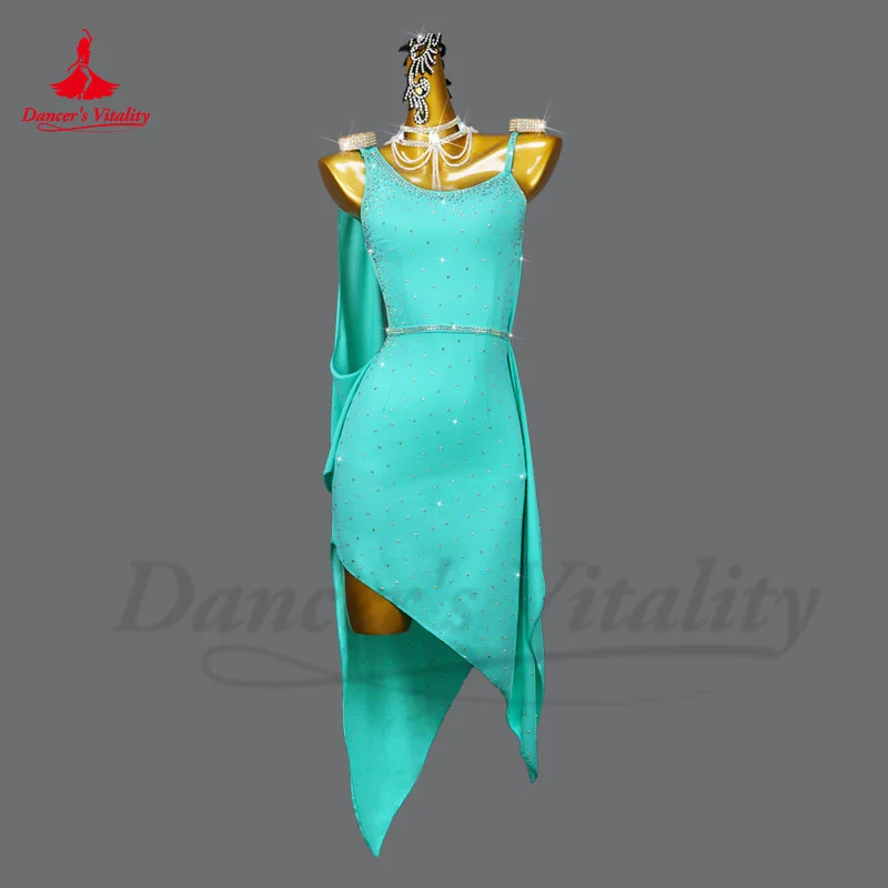 

Latin Dance Dress for Women High-End Custom Rhumba Tango Performance Professional Costume Art Examination Latin Dresses
