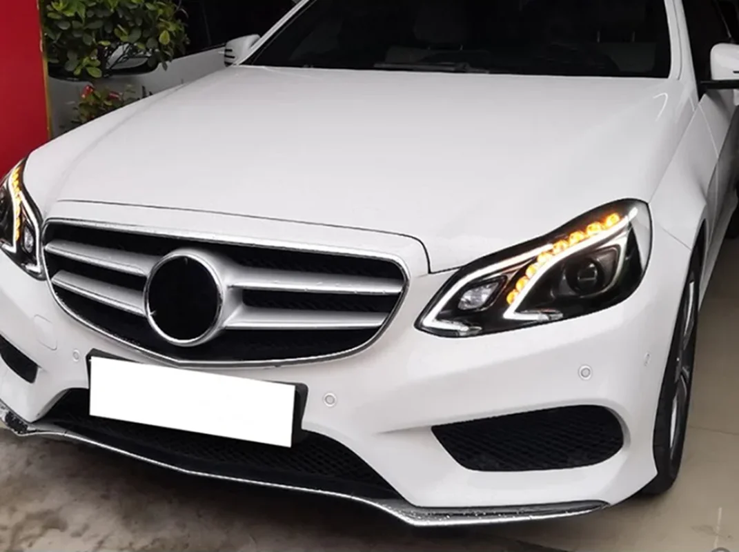 For 2010-2016 E-Class W212 headlamp assembly, E-Class E180, E260L high-end daytime running lights Projector Lens Accessories Kit