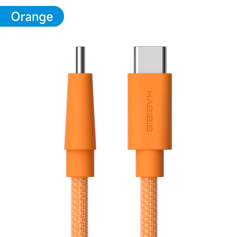 Hagibis USB-C naar USB-C kabel Type-C 240W snellaadkabel wigplug PD3.1 oplaadkabel voor iPhone 17 Pro Max tablet Carplay