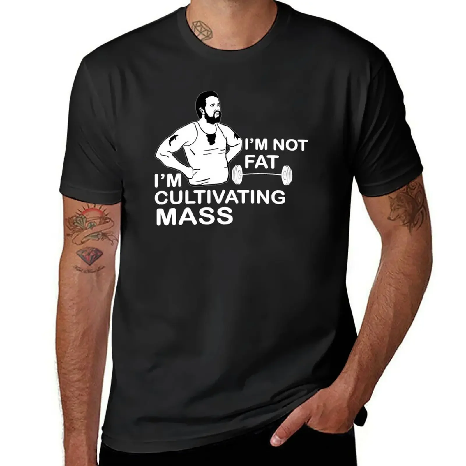 I'm Not Fat I'm Cultivating Mass T-Shirt plus size clothes plus sizes clothing for men