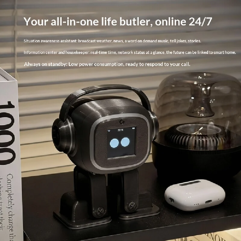 AI version EMO desktop robot intelligent interactive chat dancing listening robot