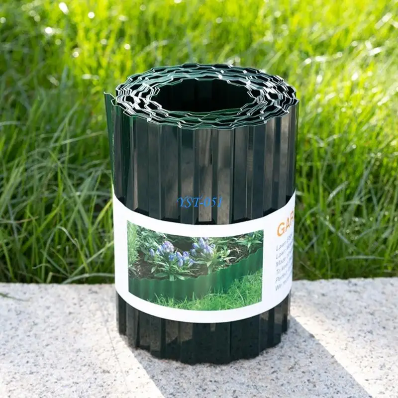 E15A Plastic Garden Fence Landscapes Decoration Lawn Guard Flexible Bender Border for Lawn, Garden and Yard