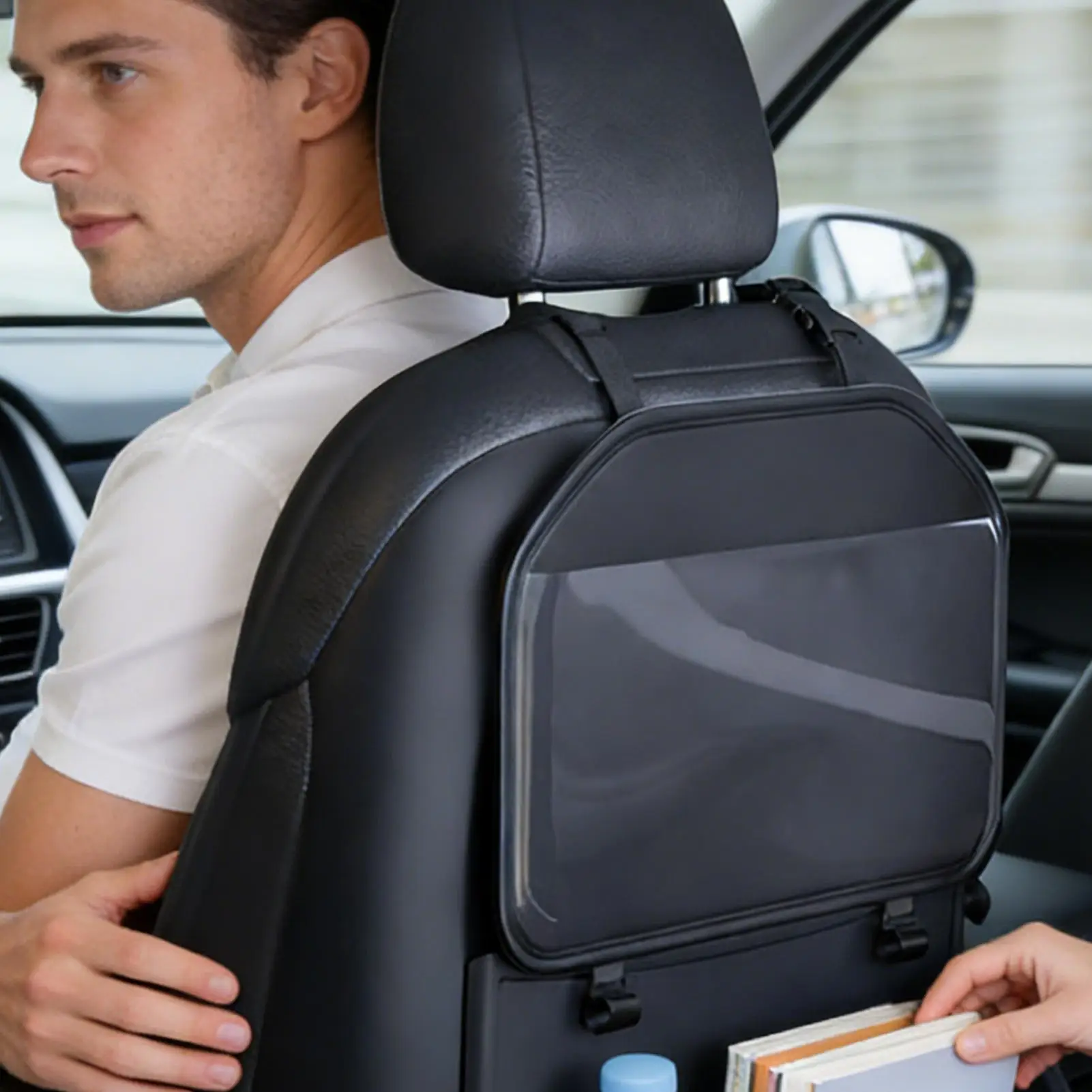 

Держатель для планшета на подголовник автомобиля, карман для хранения планшета, органайзер для заднего сиденья, для грузовиков, фургонов, путешествий, поездок на дальние расстояния, внедорожников, длительных поездок