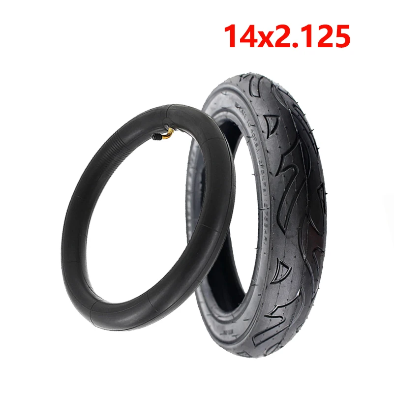 AliExpress NONE Good Quality 14 Inch Tyre 14x2.125 Outer Tyre 14*2.125 Inner Outer Tires for Folding Electric Bicycle E-bike