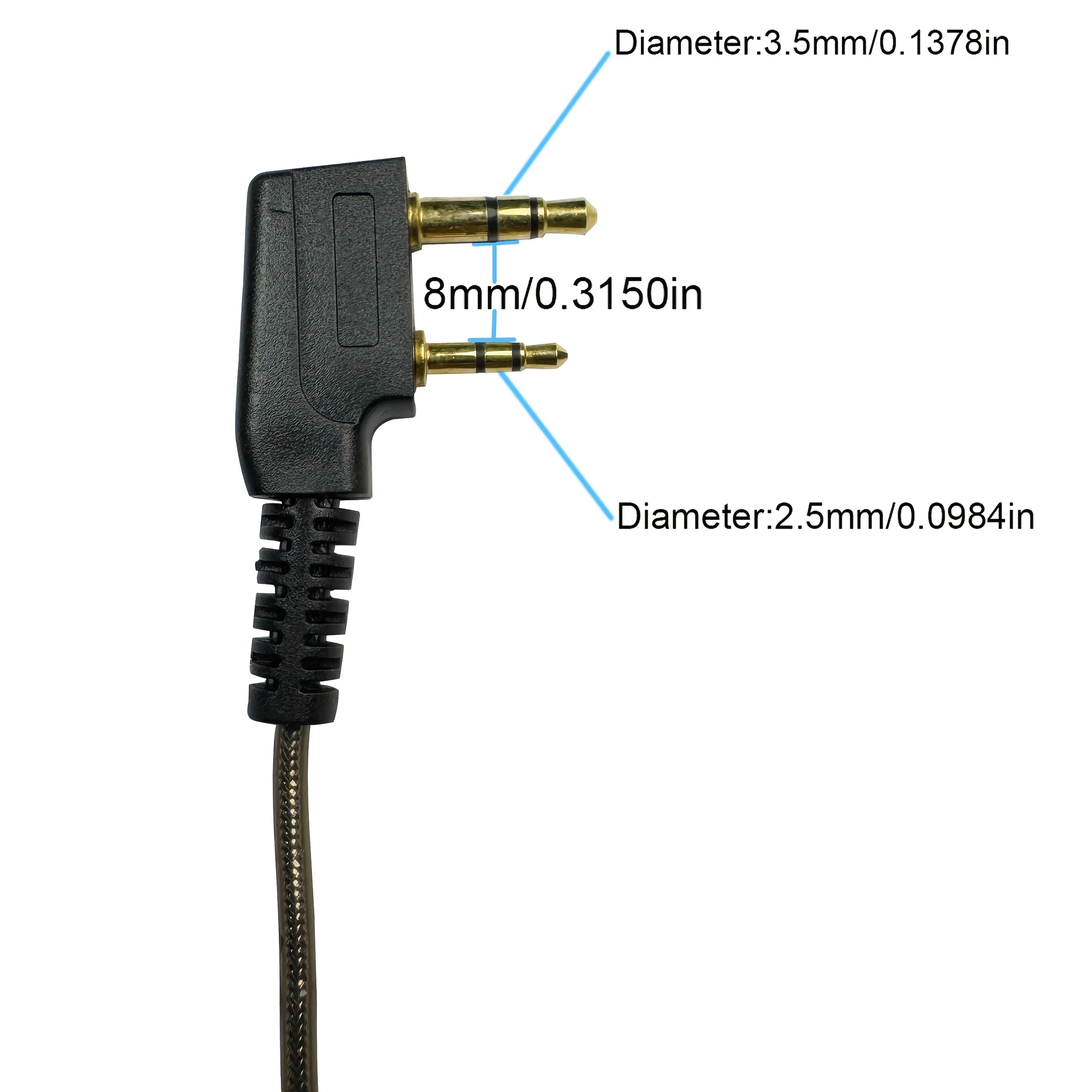 双方向ワイヤレスイヤホン、宝峰（Baofeng）、TYT、Retevis、Jianwuのインターコムに適しています。